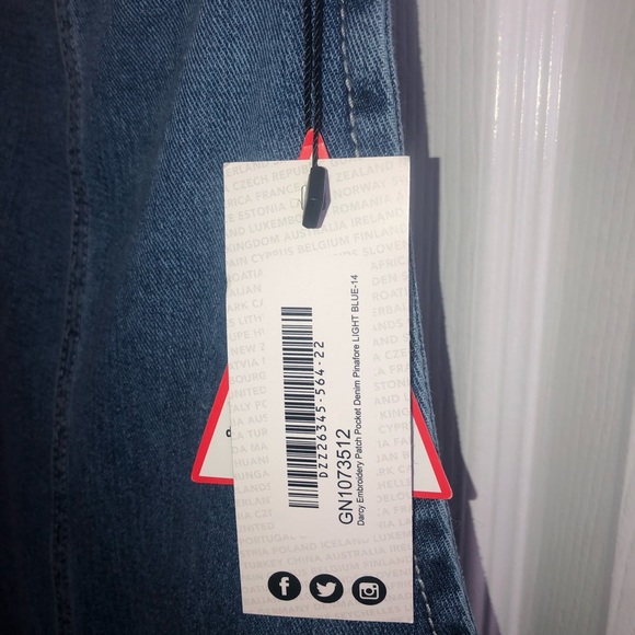 Denim Embroidery Dress - Picture 7 of 8